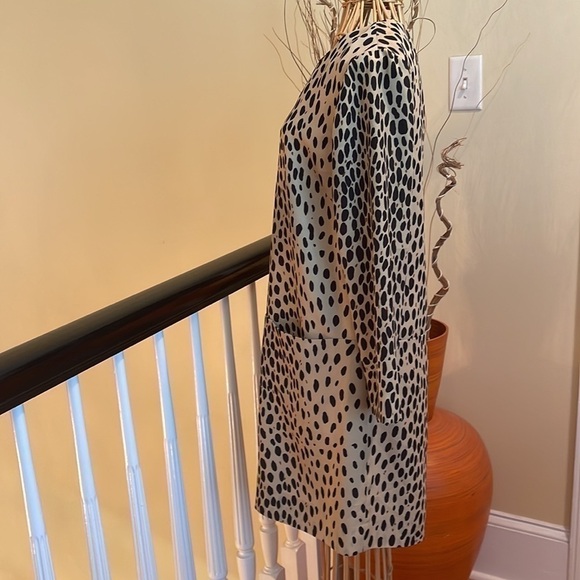 J.Crew tan dress with black spots - Picture 3 of 9